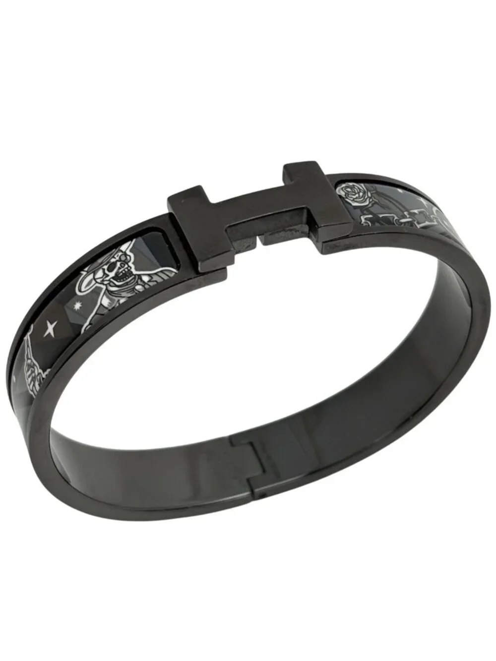 Hermes | Jewelry | Hermes Clic Hh Enamel Bracelet Clac Bangle
